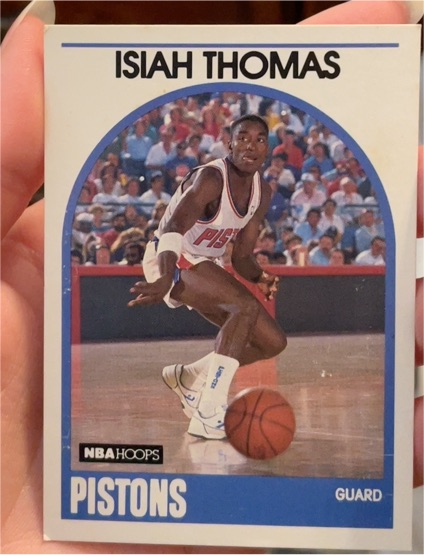 1989-90 NBA Hoops #250 Isiah Thomas — front