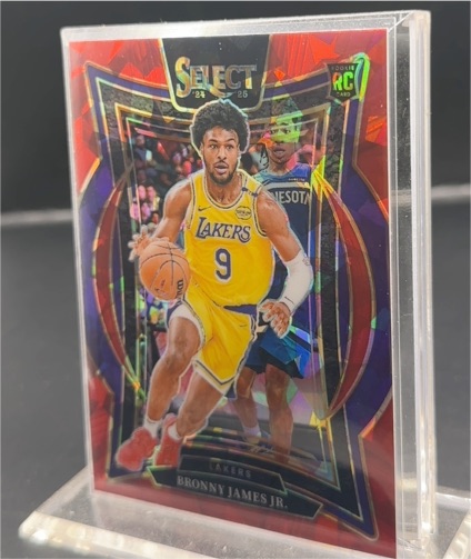 2024-25 Panini Select #90 Bronny James Jr. — front