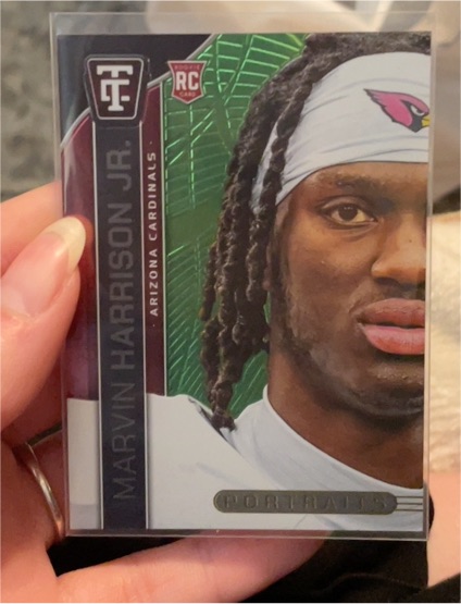2024 Panini Totally Certified #6 Marvin Harrison Jr. Portraits Rookie Card — front