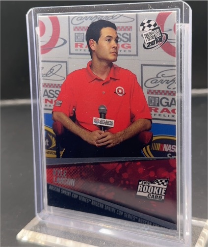 2014 Press Pass #43 Kyle Larson Rookie Card — front