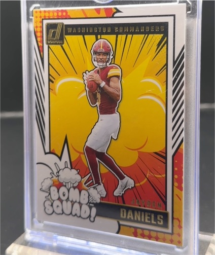 2024 Panini Donruss #29 Jayden Daniels Bomb Squad — front