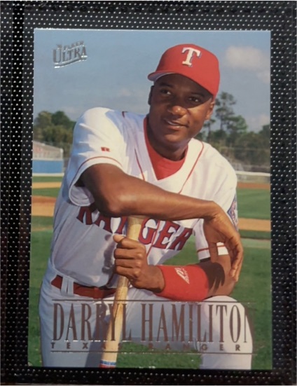 1996 Fleer Ultra #420 Darryl Hamilton — front