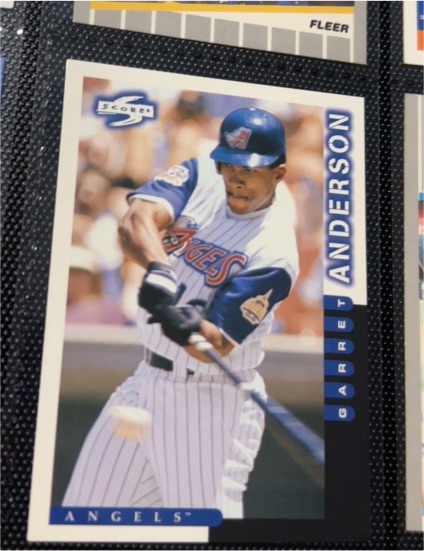1998 Score #218 Garret Anderson Anaheim Angels — front