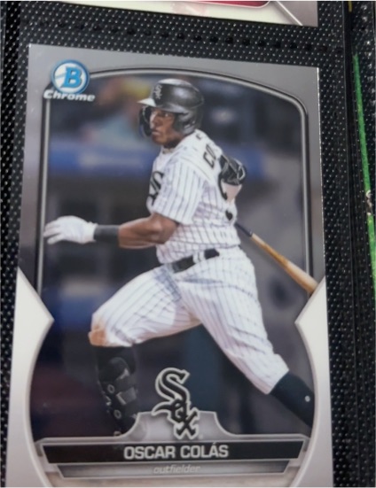 2023 Bowman Chrome #BCP-13 Oscar Colas — front