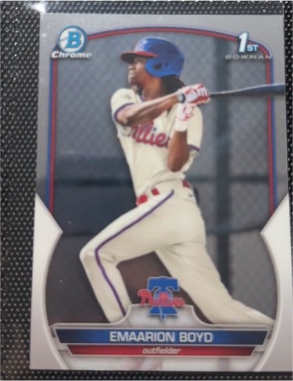 2023 Bowman Chrome #BCP-128 Emaarion Boyd — front