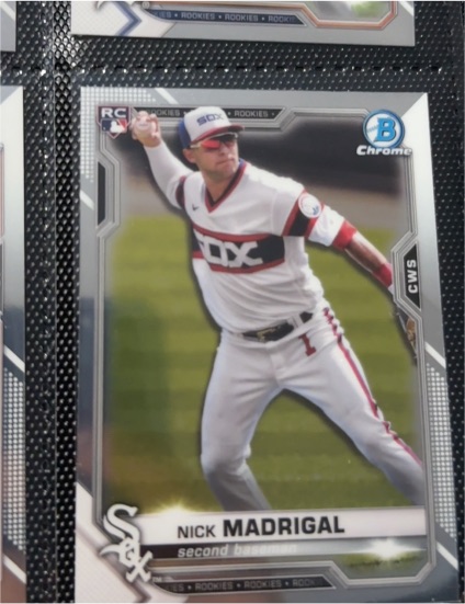 2021 Bowman Chrome #7 Nick Madrigal — front