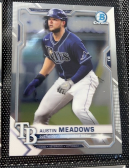 2021 Bowman Chrome #99 Austin Meadows — front