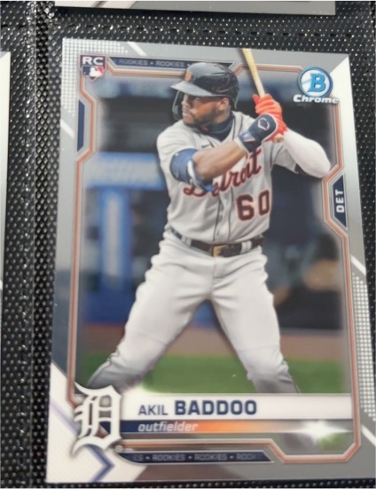 2021 Bowman Chrome #34 Akil Baddoo — front