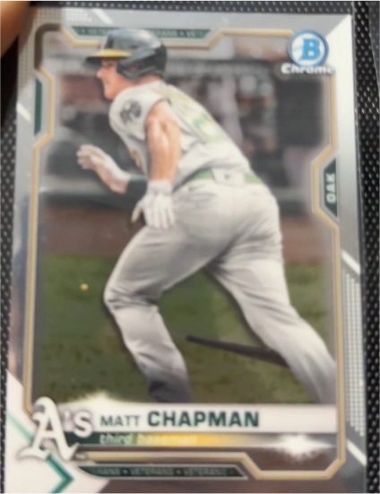 2021 Bowman Chrome #73 Matt Chapman — front