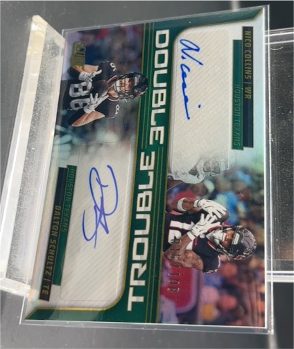 2025 Panini Score Double Trouble #Nico Collins/Dalton Schultz — front
