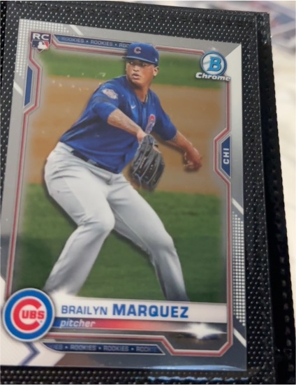 2021 Bowman Chrome #100 Brailyn Marquez — front