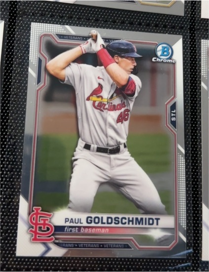 2021 Bowman Chrome #46 Paul Goldschmidt — front