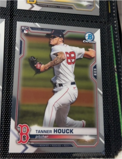 2021 Bowman Chrome #13 Tanner Houck — front