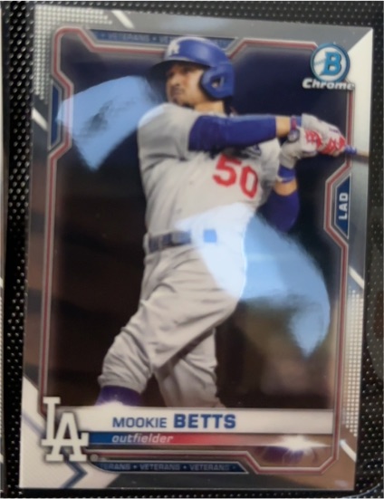 2021 Bowman Chrome #86 Mookie Betts — front