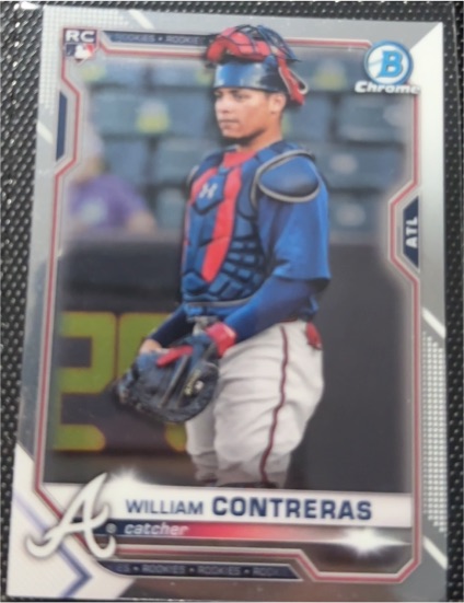 2021 Bowman Chrome #38 William Contreras — front