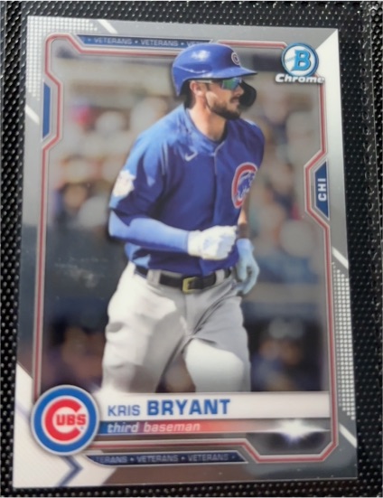 2021 Bowman Chrome #93 Kris Bryant — front