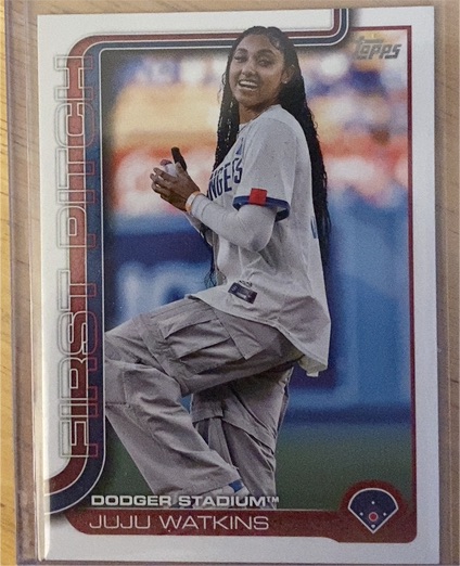 2025 Topps First Pitch #FP-3 Juju Watkins — front