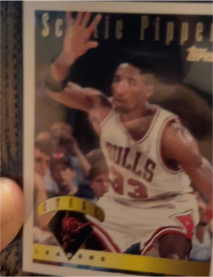 1995 Topps #21 Scottie Pippen — front