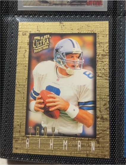 1996 Fleer Ultra Sensations #25 Troy Aikman — front