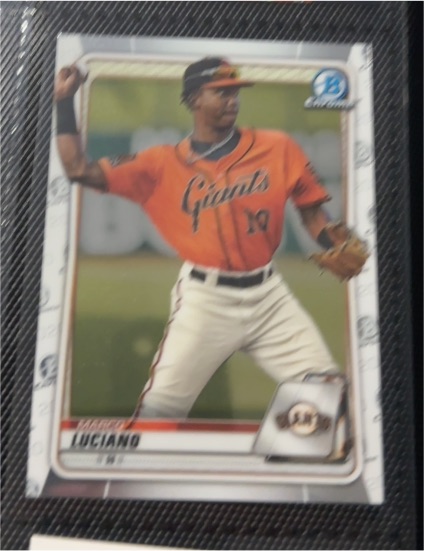 2020 Bowman Chrome Prospects #BCP-103 Marco Luciano — front