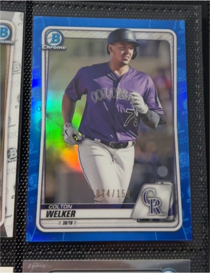 2020 Bowman Chrome Prospects #BCP-87 Colton Welker — front