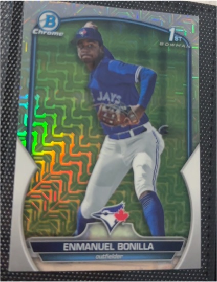 2023 Bowman Chrome #BCP-163 Enmanuel Bonilla — front