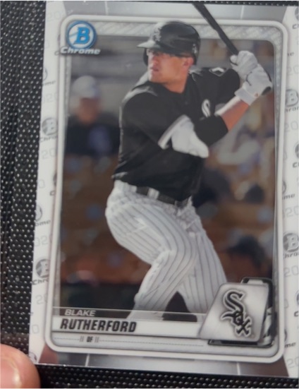 2020 Bowman Chrome Prospects #BCP-13 Blake Rutherford — front