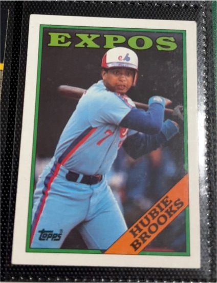 1988 Topps #50 Hubie Brooks — front