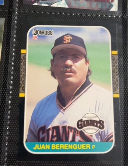 1987 Donruss #616 Juan Berenguer — front
