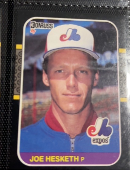 1987 Donruss #134 Joe Hesketh Montreal Expos — front
