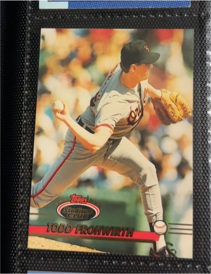 1992 Topps Stadium Club #350 Todd Frohwirth — front