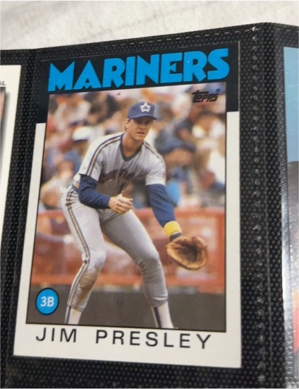 1986 Topps #598 Jim Presley — front