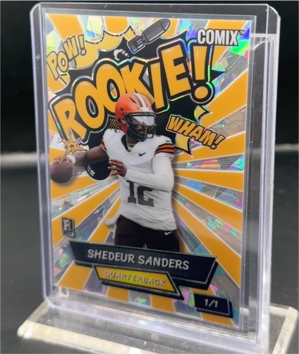 2025 Wild Card Comix #1/1 Shedeur Sanders — front