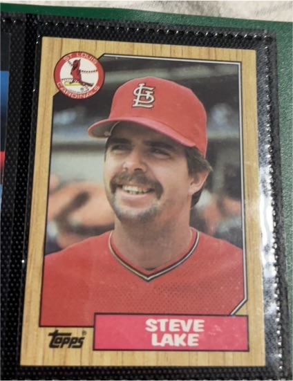 1987 Topps #84 Steve Lake — front