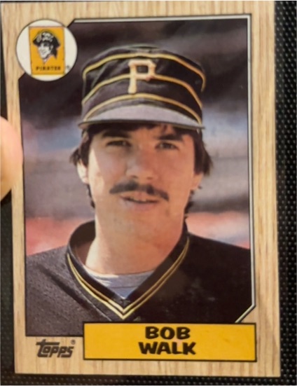 1987 Topps #628 Bob Walk — front