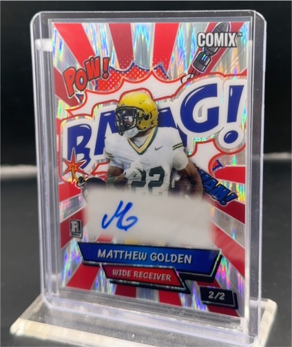 2025 Wild Card Comix Rookies & Legends #2/2 Matthew Golden — front
