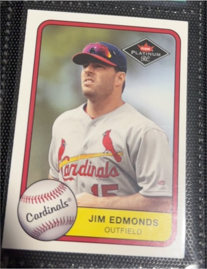 2001 Fleer Platinum #305 Jim Edmonds — front