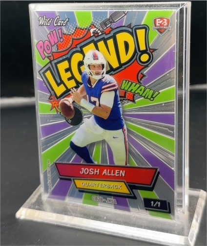 2025 Wild Card Comix #CB2B-JKA Josh Allen — front