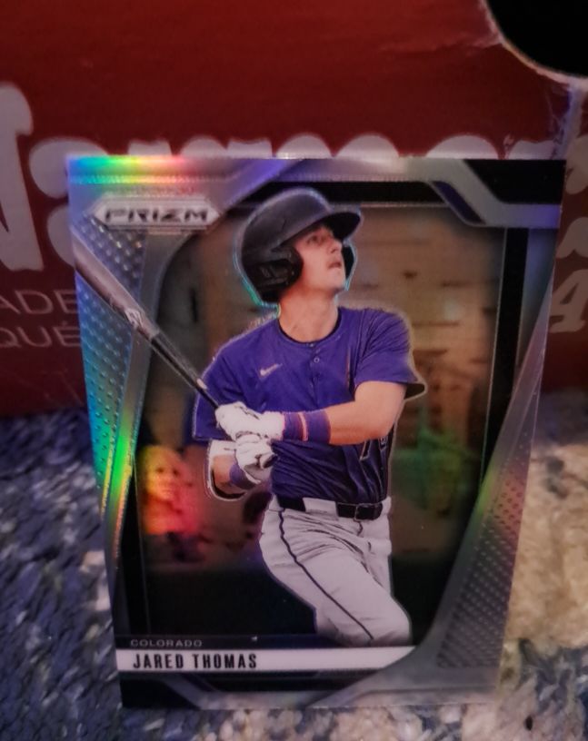 2025 Panini Prizm Baseball #12 Jared Thomas — front