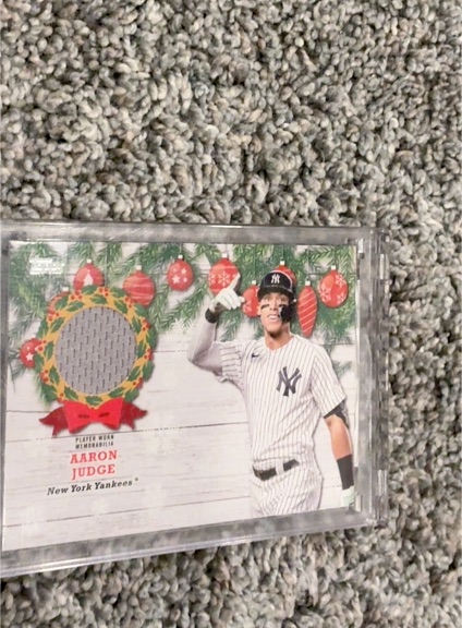 2022 Topps Holiday #WRC-AJ Aaron Judge — front