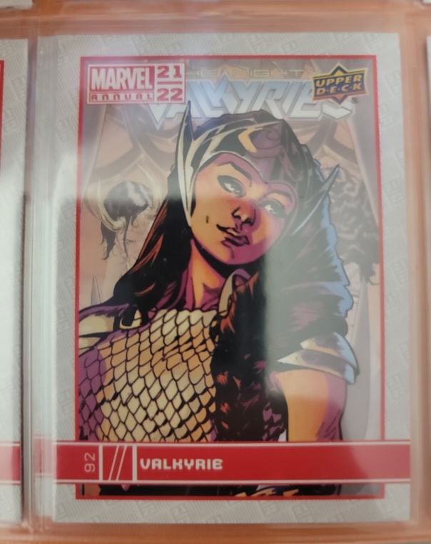2021-22 Upper Deck Marvel Annual #92 Valkyrie — front