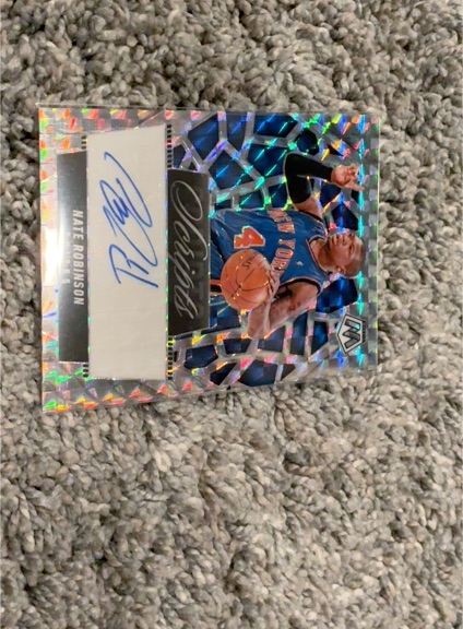 2024-25 Panini Mosaic Scripts Nate Robinson — front