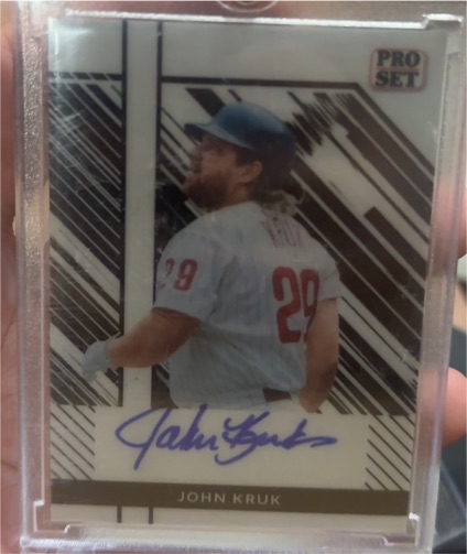 1990 Pro Set John Kruk — front