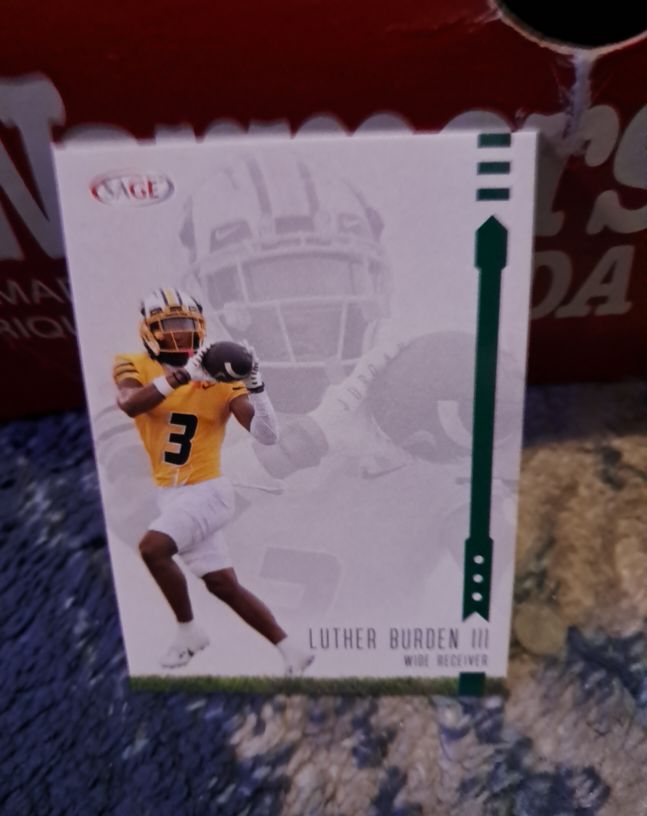 2025 Sage High Series #3 Luther Burden III — front