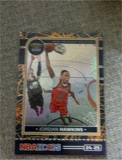 2024-25 Panini NBA Haunted Hoops Orange #224 Jordan Hawkins — front