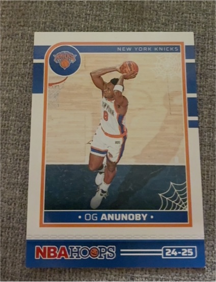 2024-25 Panini NBA Hoops Haunted Hoops #54 OG Anunoby — front