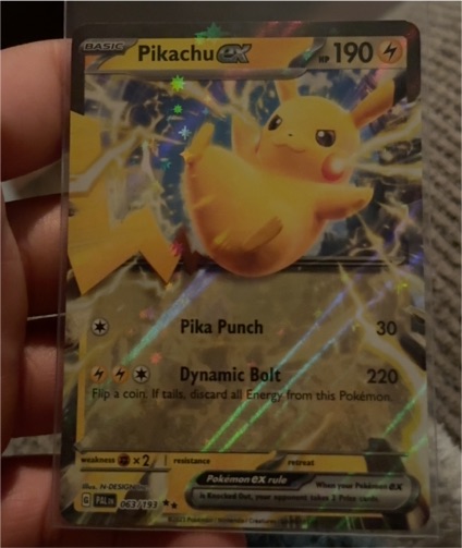 2023 Pokémon TCG Paldea Evolved #063 Pikachu ex — front