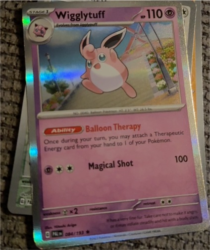 2023 Pokémon Scarlet & Violet Paldea Evolved #084 Wigglytuff — front