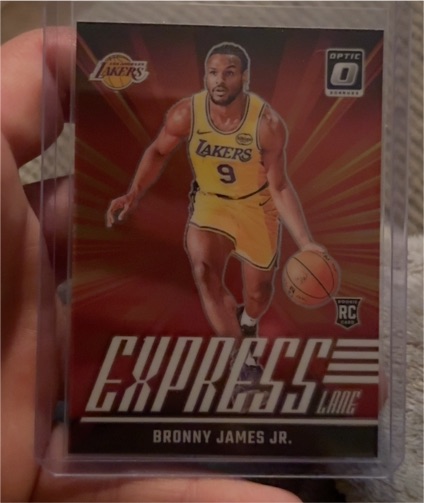 2024-25 Panini Donruss Optic #4 Bronny James Jr. Express Lane — front