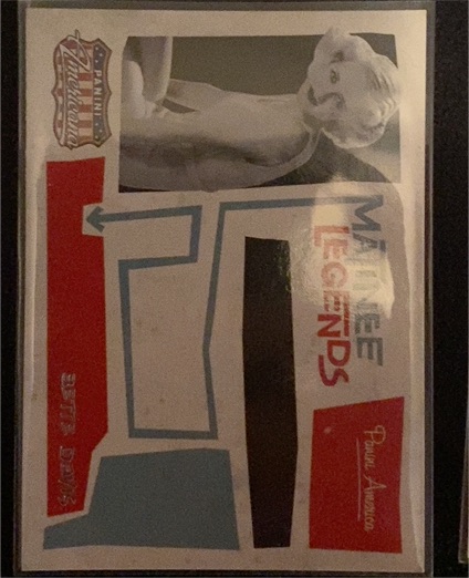 2011 Panini Americana Matinee Legends #25 Bette Davis — front